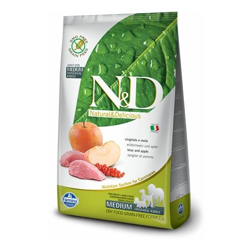 Farmina N&D prime hrana za pse boar & apple (adult - medium i maxi) 12kg Slike