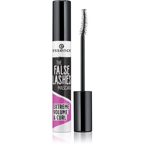Essence The False Lashes Extreme Wolume & Curl maskara za volumen in učinek umetnih trepalnic 10 ml odtenek Black Cene