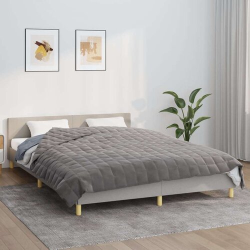  Obtežena odeja siva 200x225 cm 13 kg blago, (20823679) Cene