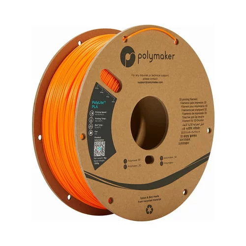 Polymaker PolyLite PLA - Orange - 1,75 mm