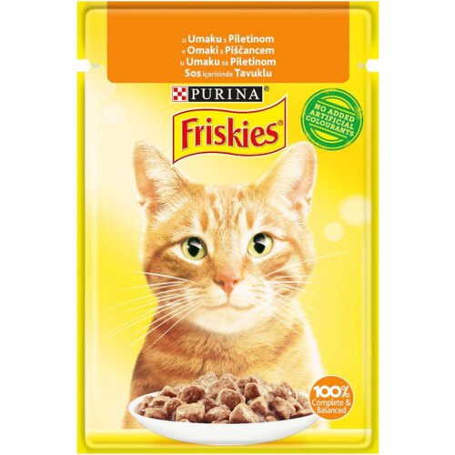 Purina sosić za odrasle mačke friskies, piletina, 85g Slike