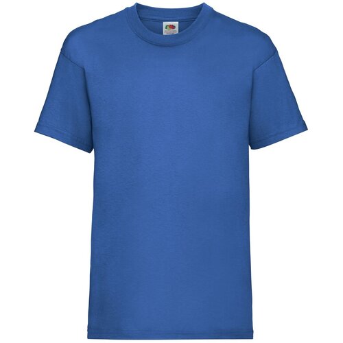 Fruit Of The Loom Blue Cotton T-shirt Cene