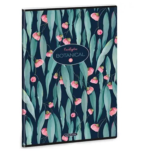 Ars Una Botanical Eucalyptus s dodatnim kockastim bilježnicama 40 listova A/4 Cijene