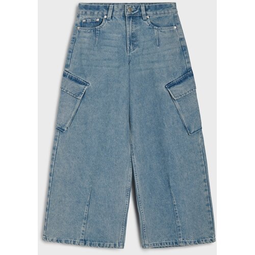 Sinsay Wide leg oversize traperice s ispranim efektom Slike