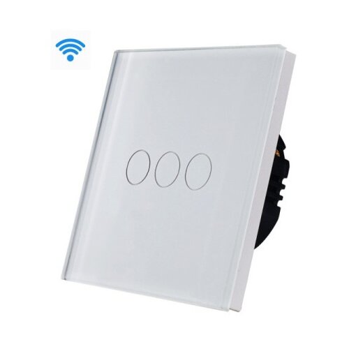 Exeshop Wi-fi pametni prekidač 3g tuya beli nn (WiFi touch switch) ( ss016 ) Slike