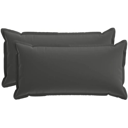  Jastuk s jastukom HOUTEN 2 kom. Antracit Poliester - Antracit 40 x 70 cm 2 Slike