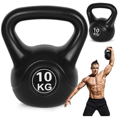 Kettlebell 10 kg za vježbanje, bučica, lopta s utezima, teret za fitness, moderan dom Slike
