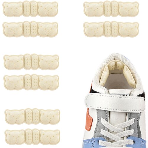 INF Nalepke za pete, blazinice za čevlje, 4 pari Beige, (21538488) Slike