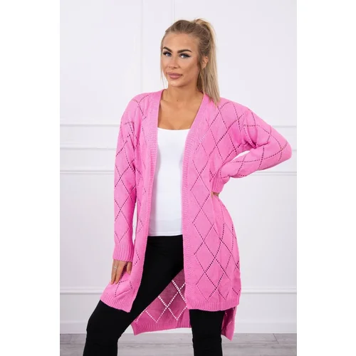 Kesi Sweater with geometric pattern pink