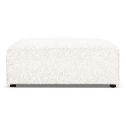 Micadoni Home Bež podstavek za noge s tkanino bouclé Jodie - Micadoni Home Cene