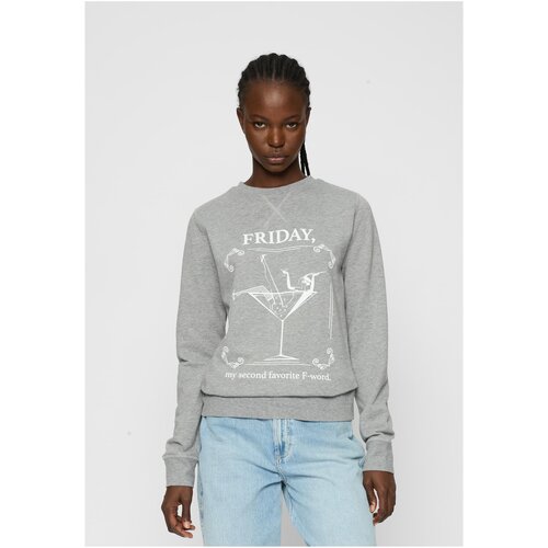 Mister Tee Women's F-Word Crewneck Grey Cene