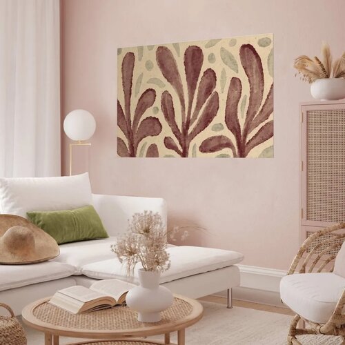  Plakat Leaves and Spots - large trembling shapes inspired by Matisse 42x29.7 Cene