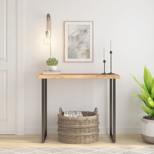 vidaXL Mizna plošča 100x40x3,8 cm pravokotna akacija naraven rob Cene