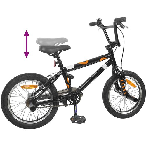 Bmx Bicikl 16 Inča za 5-8 godina Crna Slike