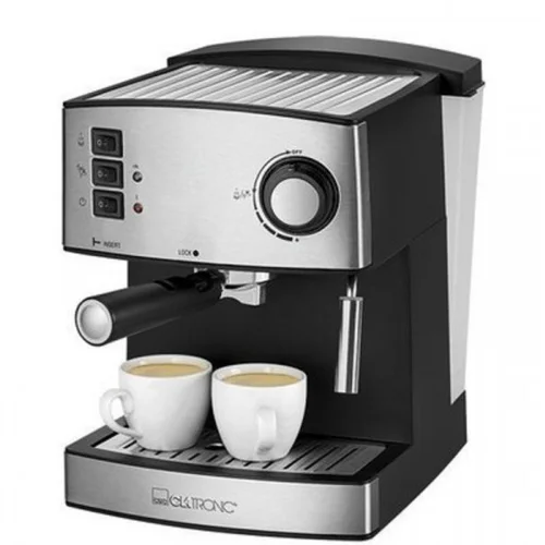 Clatronic ES 3643 schwarz-inox Espressoautomat 15 Bar-aparat za kavu