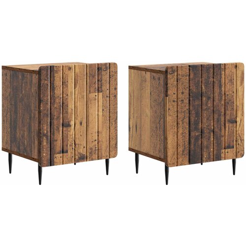  Noćni ormar 2 pcs Staro drvo 43 x 34,5 x 52 cm Cijene