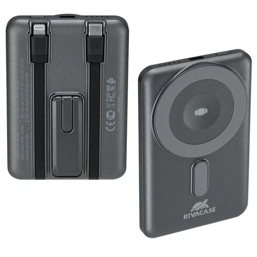 Rivacase Power Bank VA2607 5000mAh Magsafe Qi WIRELESS 15W + QC/PD20W Slike