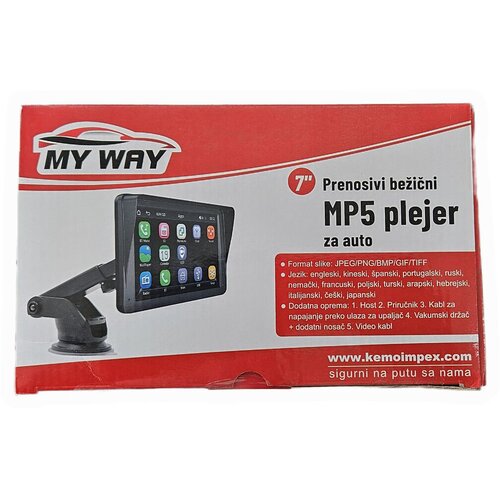 My Way Prenosivi bežični MP5 plejer za auto Cene