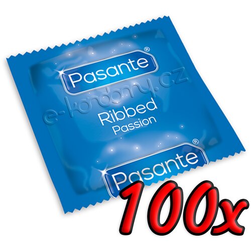 Pasante Ribbed Passion 100 pack Slike