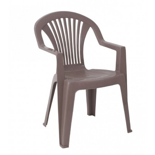 ARETA Stolica LIDO 58x57x81cm PVC smeđa Slike