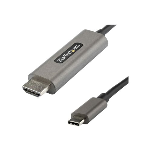 StarTech.com CDP2HDMM3MH prilagodnik za video kabel 3 m HDMI Tip A (Standard) USB Tip-C Crno, Srebro Slike