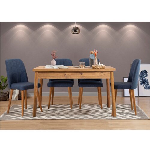  Trpezarijski sto i stolice costa atlantice navy blue Cene
