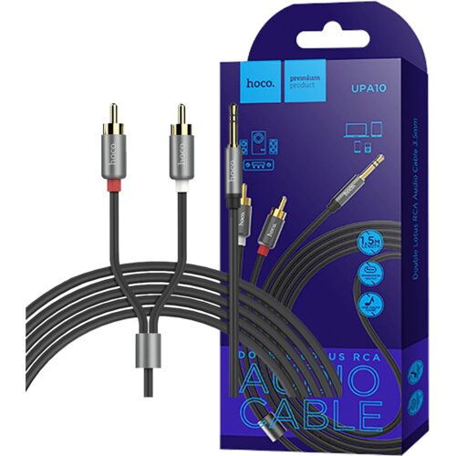 Hoco. Avdio kabel RCA na 3.5 mm, dolžina 1.5 metra - UPA 10 RCA to 3.5mm Slike