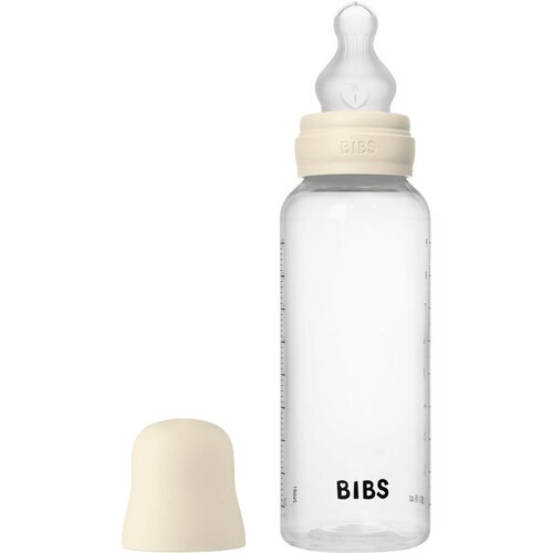 Bibs Anti-Colic Baby Bottle Silicone antikolična steklenička Ivory 270 ml Cene