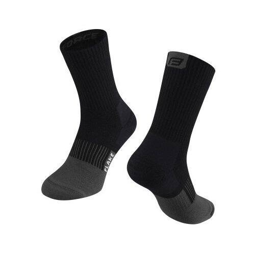 Force čarape flake, crno-siva l-xl / 42-47 ( 9011943 ) Cene