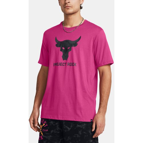 Under Armour T-shirt UA Pjt Rck Payoff Graphc SS-PNK - Men's Cene