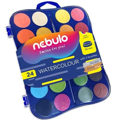NEBULO Nebulo: Set akvarelnih barv z 24 barvami Cene