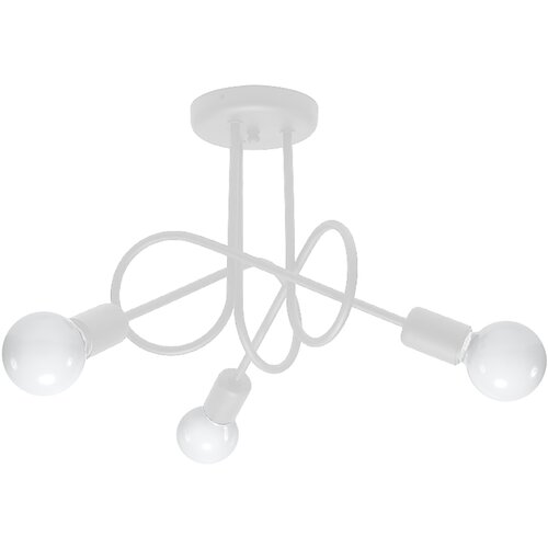 Sollux Lighting Lestenec LOOP 3 bela, (21348375) Slike