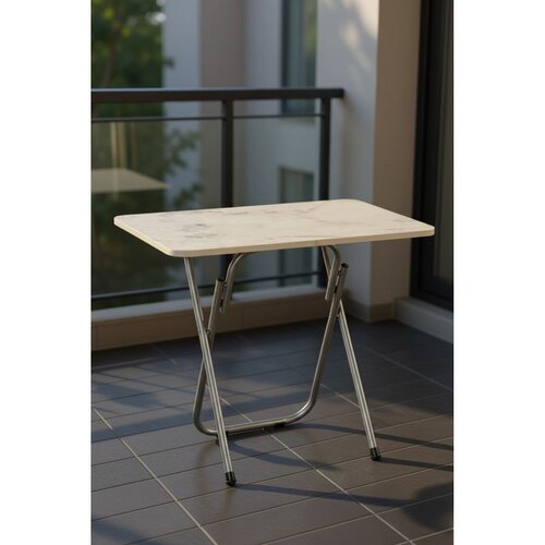 Hanah home sklopivi sto RMS2Y01, beli mermer Slike