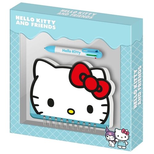 Hello Kitty Dnevnik s bravicom i olovkom u 6 boja and Friends Slike