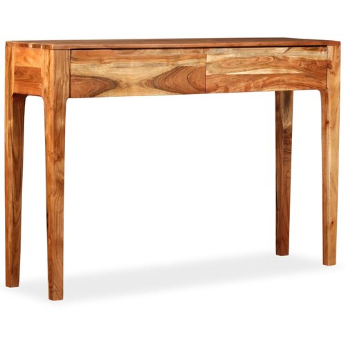  Konzolni stol od masivnog drva 118 x 30 x 80 cm Slike