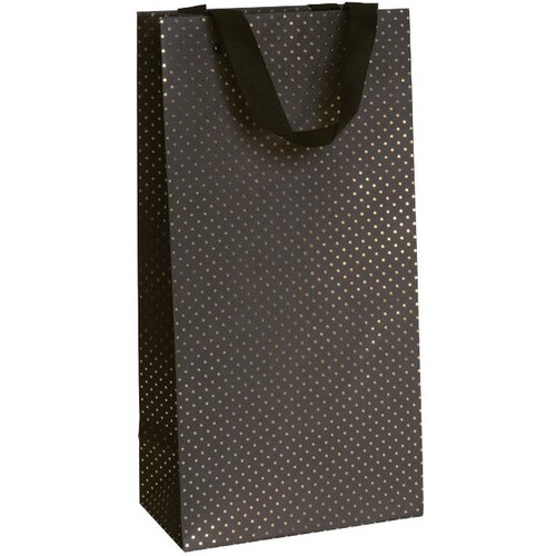  VREĆICE UKRASNE-2 BOCE 18X36X10,5CM ASTRO STEWO 6651 99 CRNO ZLATNA BLISTER Cene