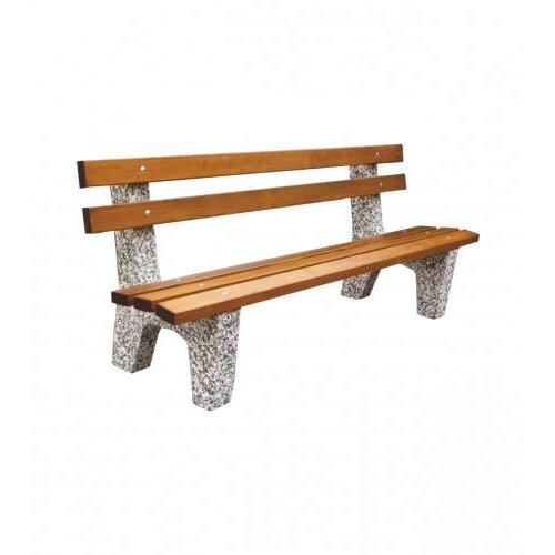 BOSSIN Klupa betonska Narona sa naslonom Slike