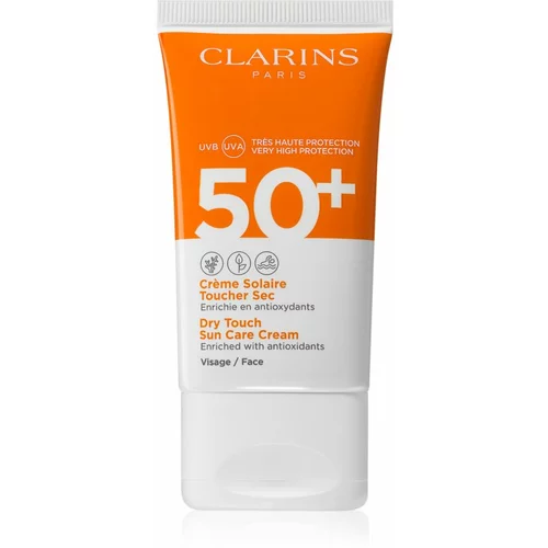 Clarins Dry Touch Sun Care Cream krema za sunčanje SPF 50+ 50 ml