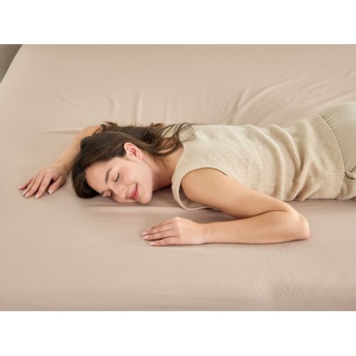 Dormeo Plahta s gumicom bež Energy 160x200 cm Slike
