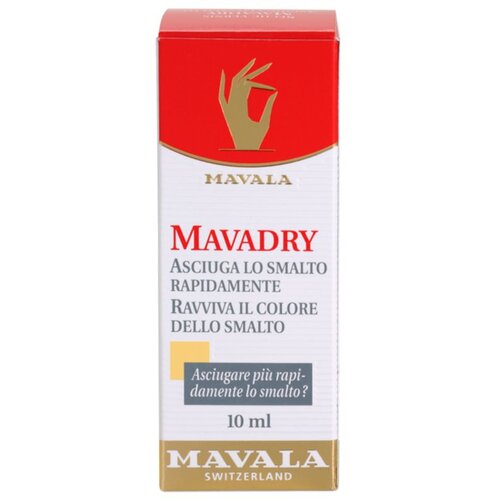 MAVALA Nail Beauty Mavadry zaključni sloj za hitro su&amp;scaron;enje in sijaj 10 ml Slike