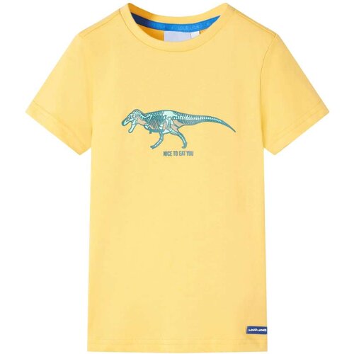  Dječja majica kratkih rukava svijetla oker 92 Cijene