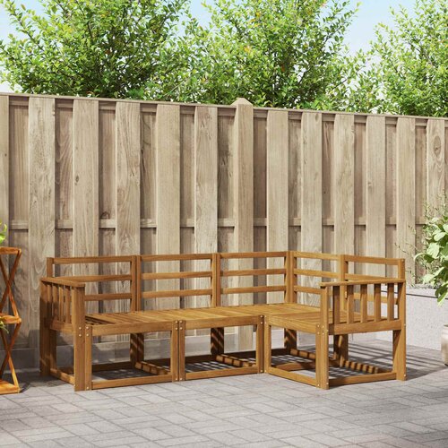  Set vanjskih sofa 4 kom. Prirodna Čvrsto drvo akacije Cene