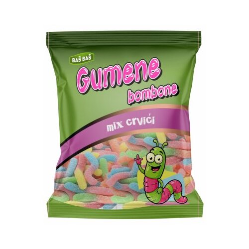 Ba&amp;scaron; Ba&amp;scaron; BOMBONE GUMENE MIX CRVIĆI 300G Slike