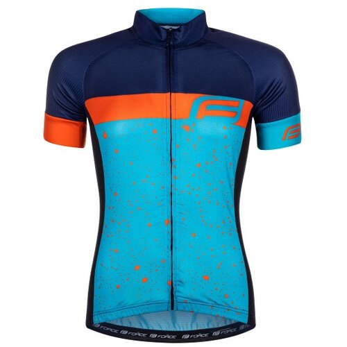 Force dres spray lady kratki rukav, plavo-orange ( 90013402 ) Slike