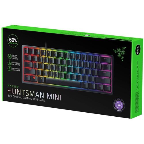 Razer Huntsman Mini - 60% Optical Gaming Keyboard (Linear Red Switch) Slike