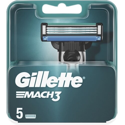 Gillette nadomestne glave za brivnik Mach3, 5 kos Cene