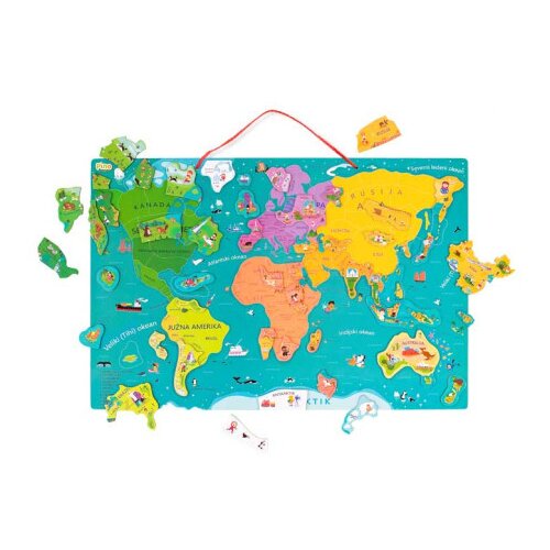 Pino magnetna mapa sveta ( 5933 ) Slike