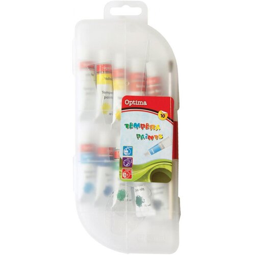 Optima tempera barve 10 ml Slike