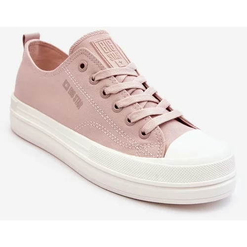 Big Star Low Lacing Sneakers LL274970 Nude