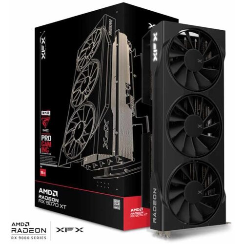 XFX Graficka karta AMD RX 9070XT 16GB/GDDR6/256bit/crna Slike
